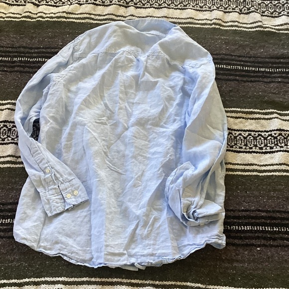 Tasso Elba 100% Linen button down-SZ XL - Picture 2 of 4